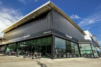 “ไทรอัมพ์ บางนา” โชว์รูมพร้อมศูนย์บริการที่ยิ่งใหญ่ที่สุดในกรุงเทพฝั่งตะวันออก