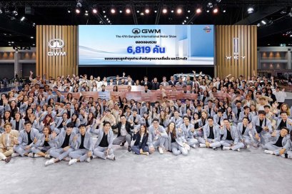 GWM ขอบคุณลูกค้าชาวไทยกับยอดจองสูงสุดเป็นประวัติการณ์ในงาน Motor Show 2026  กว่า 6,819 คัน นำโดย GWM ORA 5 พร้อมประกาศปรับราคารุ่น EV ขึ้น 20,000 บาท