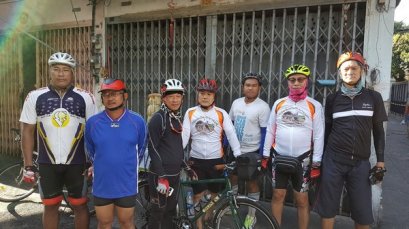 นักปั่นสะพานบุญ-ปั่นบอกบุญผ้าป่าวัดพระบาทน้ำพุ (มี Clip)