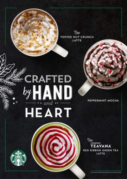 “สตาร์บัคส์” แนะนำ 3 เครื่องดื่มเมนูพิเศษ Green Tea, Toffee Nut และ Peppermint