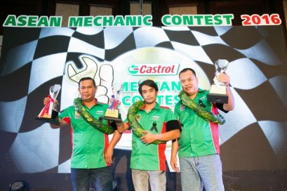 ฝีมือช่างไทยไม่แพ้ชาติใดในโลก คว้าชัยการแข่งขันสุดยอดช่างซ่อมมืออาชีพรถมอเตอร์ไซค์ระดับอาเซียนกับคาสตรอล 