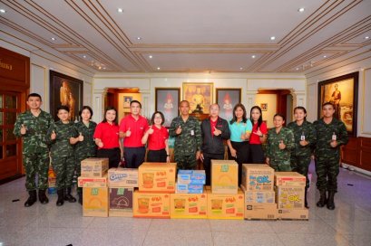 แม็คโคร-โลตัส นครราชสีมา ภายใต้ ซีพี แอ็กซ์ตร้า ส่งต่อน้ำใจ พร้อมความห่วงใยจากลูกค้า มอบเครื่องอุปโภคบริโภค แทนคำขอบคุณแด่ทหารกล้า