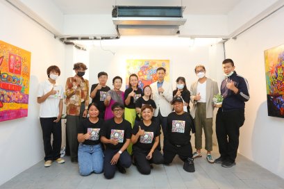 เก็บตกบรรยากาศ นิทรรศการ  ดาวน์ในดวงใจ Down's in My Mind 