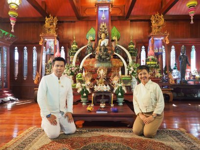 พิธีบวงสรวงองค์พระพิฆเนศนาฏราชลีลา 