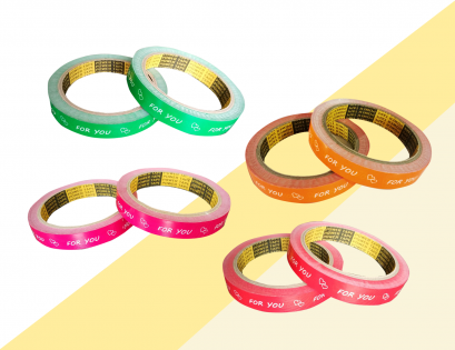 Colors tape &quot; FOR YOU &quot; Printed