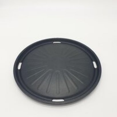 KIREN BBQ แผ่นย่าง เคลือบเทปล่อน มีร่องรองน้ำมันรอบนอก พรีเมียม รุ่น FL03