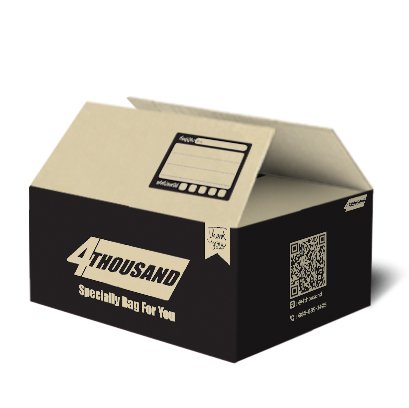 กล่องลูกฟูก 3 ชั้นลอน B ขนาด : 20 x 24 x 12 cm.