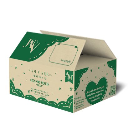 กล่องลูกฟูก 3 ชั้นลอน C ขนาด : 32 x 42.5 x 17 cm.