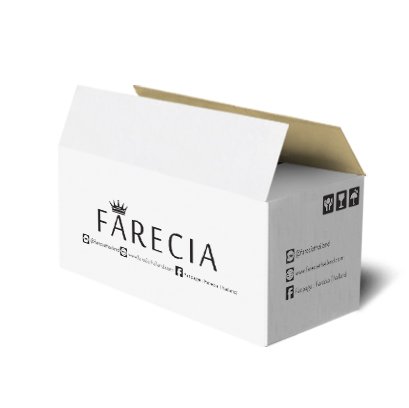 กล่องลูกฟูก 3 ชั้นลอน C ขนาด : 28.5 x 50 x 25 cm.