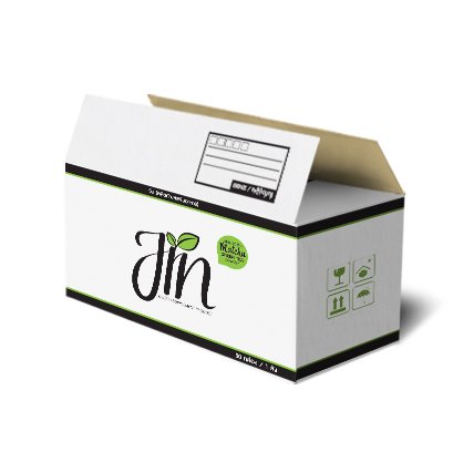 กล่องลูกฟูก 3 ชั้นลอน C ขนาด : 27 x 61.7 x 37.5 cm.