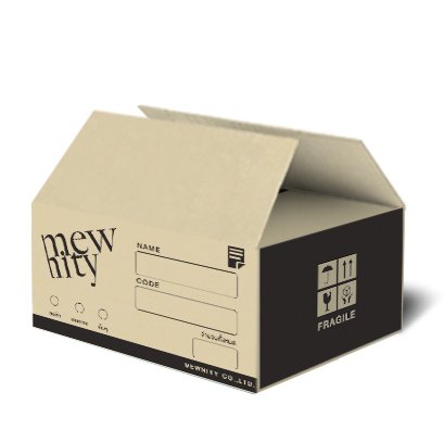 กล่องลูกฟูก 5 ชั้นลอน BC ขนาด : 35 x 45 x 25 cm.