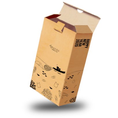 กล่องไดคัทฝาเสียบขนาด : 20 x 40 x 10 cm.