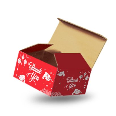 กล่องไดคัทฝาเสียบขนาด : 22 x 29 x 13.5 cm.