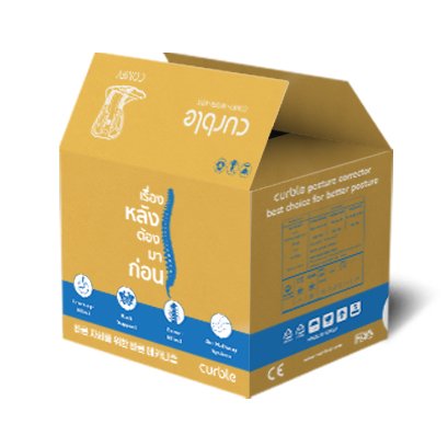 กล่องลูกฟูก 3 ชั้นลอน C ขนาด : 34 x 44 x 39 cm.