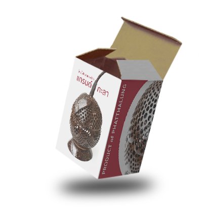 กล่องไดคัทฝาเสียบขนาด : 18 x 18 x 25 cm.