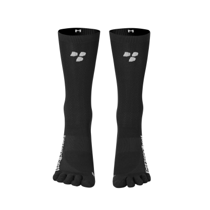 Performance Sock Black – Crew 5 Finger