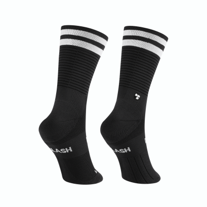 Performance Sock – Double Slash Black