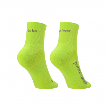 Performance Sock – Low cut Venom green