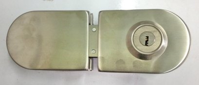 กุญแจล็อคกระจกบานเปลือยสแตนเลส