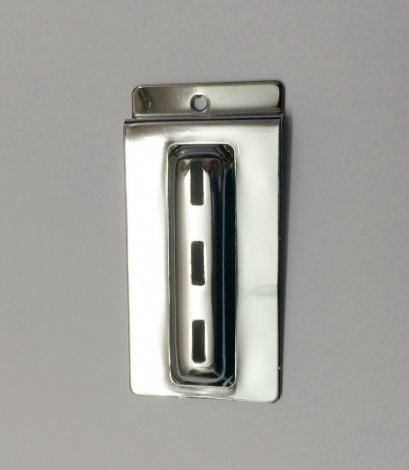 แป้นผนังเสียบ Slatwall สำหรับใส่แขนรับกระจก+ไม้