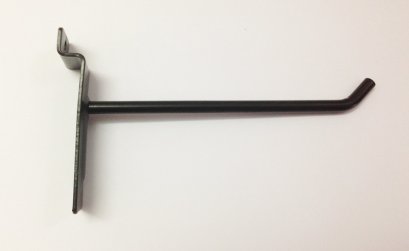 (B1006bl) ขอแขวนสินค้าอบสีดำใช้กับผนังเสียบ ขนาด 4,6,8 นิ้ว