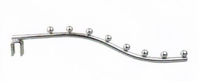 (c230) ขอเกี่ยวไม้แขวนเสื้อ 8 ปุ่ม(ใช้ร่วมกับแป็บเหลี่ยม)