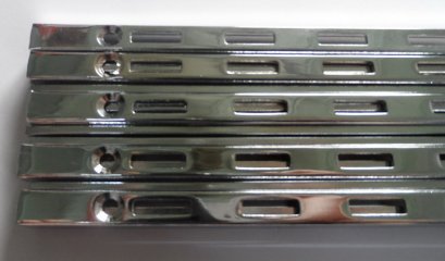 (Fw2.0*0.6) เสารับชั้น แบบฝังชุบโครเมี่ยมหนาพิเศษ 60 ซม.