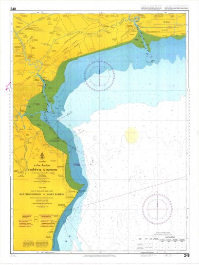248  หาดเจ้าสำราญ ถึง สมุทรสาคร INDIA 1975 DATUM