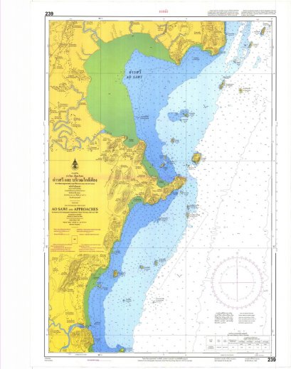 239  อ่าวสวี และบริเวณใกล้เคียง INDIA 1975 DATUM