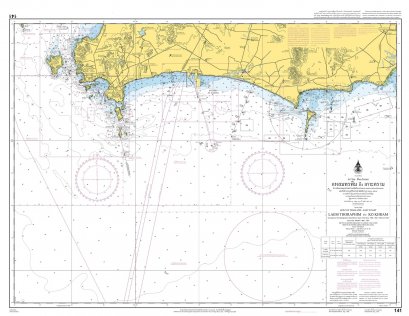 แผนที่เดินเรือ หมายเลข 141  แหลมทรพิม ถึง เกาะคราม