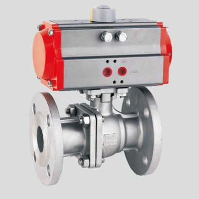 RAT Series pneumatic actuator Ball Valve Flanged 10K