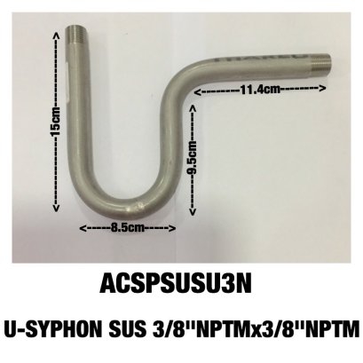 U-SYPHON SUS 3/8"