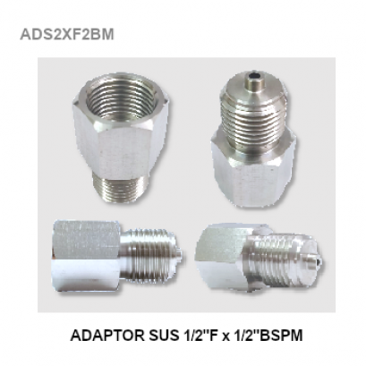 1/2&quot; F x 1/2&quot; BSPM SUS