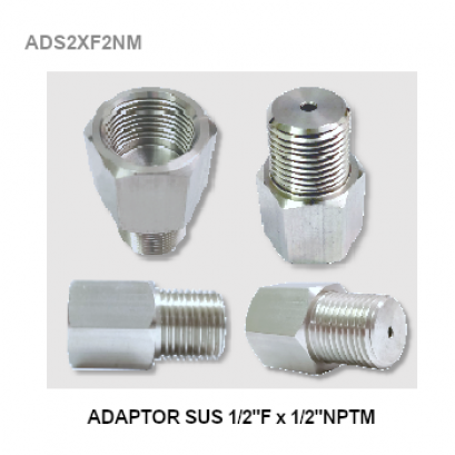 1/2&quot; F x 1/2&quot; NPTM SUS
