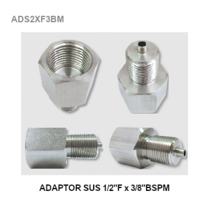 1/2&quot; F x 3/8.&quot; BSPM SUS