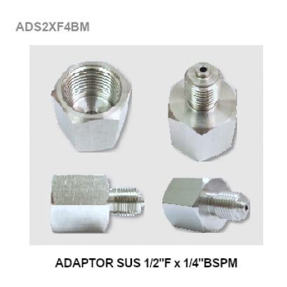 1/2&quot; F x 1/4&quot; BSPM SUS