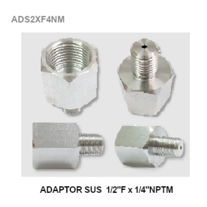 1/2&quot; F x 1/4&quot; NPTM SUS