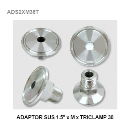 1.5&quot;xMxTriclamp 38