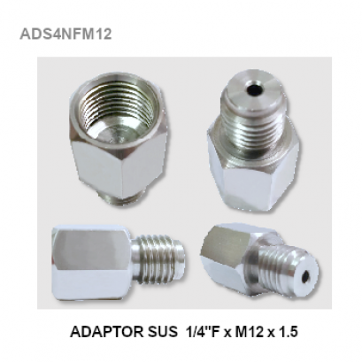 1/4&quot;F x M12 x 1.5