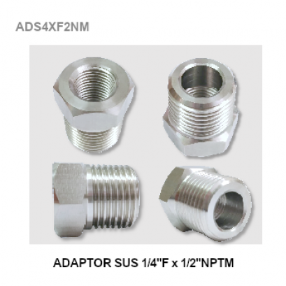 1/4&quot;F x 1/2&quot;NPTM