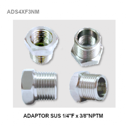 1/4&quot;F x 3/8&quot;NPTM