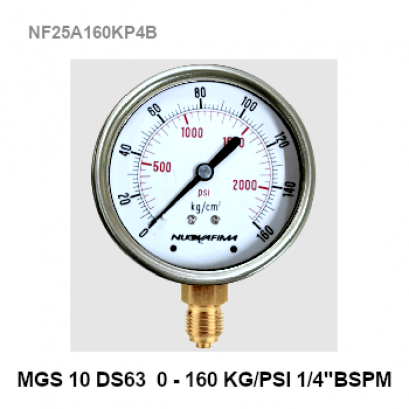 0-160Kg pressure gauge