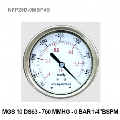 -760mmhg - 0 Gauge
