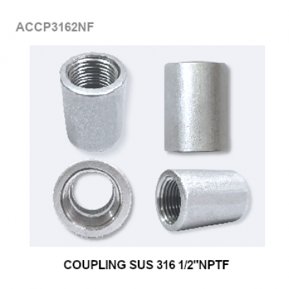 1/2&quot; NPTF coupling syphon SUS 316