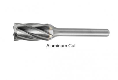 SB Cylindrical with End Cut &bull; Aluminum-Cut Burs &bull; Inch
