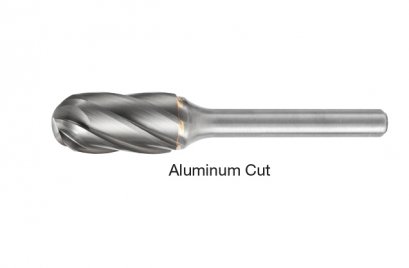 SC Cylindrical Ball Nose &bull; Aluminum-Cut Burs &bull; Inch