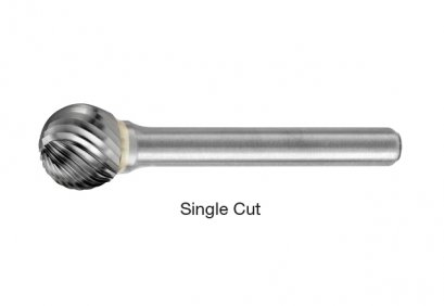 Series SD-M Ball &bull; Single-Cut Burs &bull; Metric