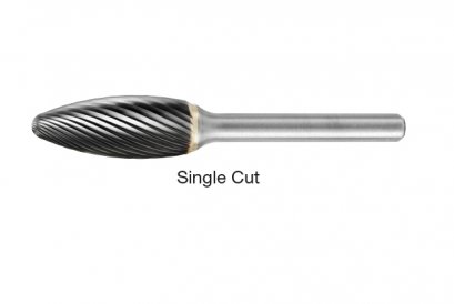 SH Flame &bull; Single-Cut Burs &bull; Inch