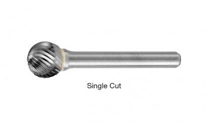 SD Ball &bull; Single-Cut Burs &bull; Inch