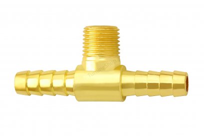 สวมสายยางตรงกลางประปา